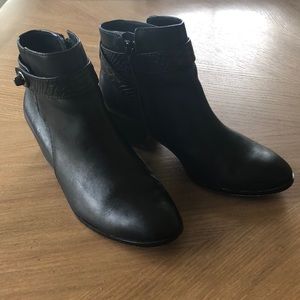 Black Coach Ankle Boots